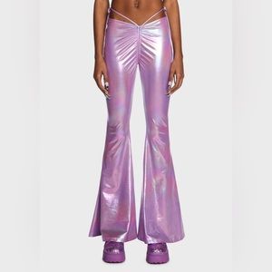 Dolls Kill lavender siren Metallic flares